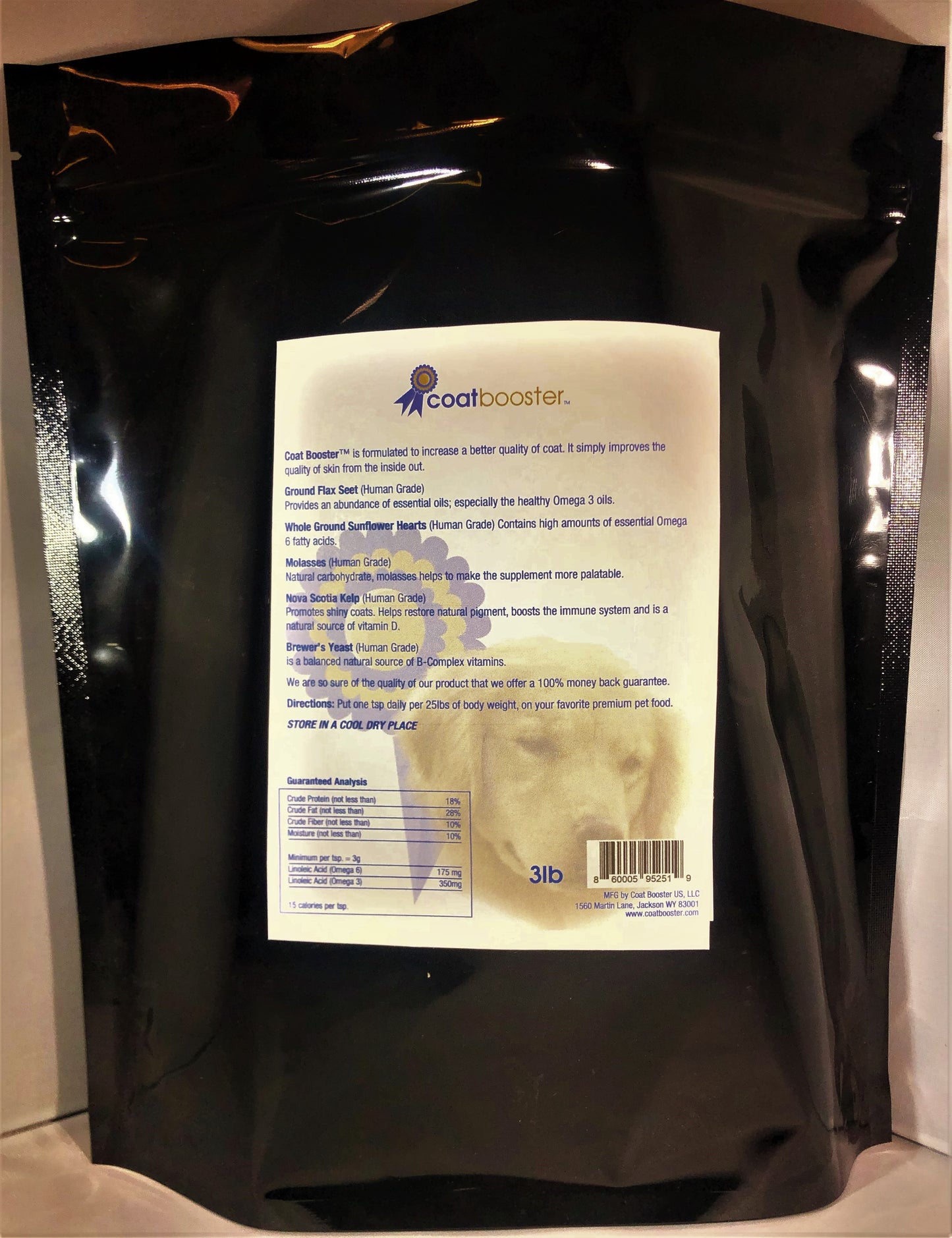 Coat Booster Plus for Dogs - 3lb Bag